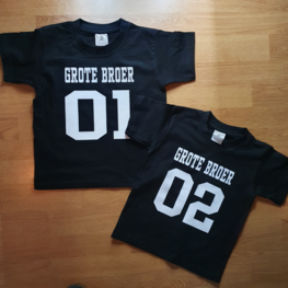Los shirt Grote Broer/Zus - Kleine Broer/Zus